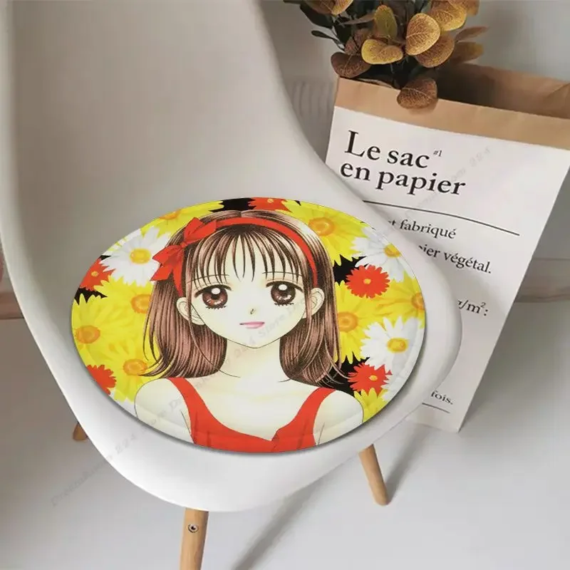 Marmalade Boy Art Seat Cushion Office Dining Stool Pad Sponge Sofa Mat Non-Slip Cushion Pads