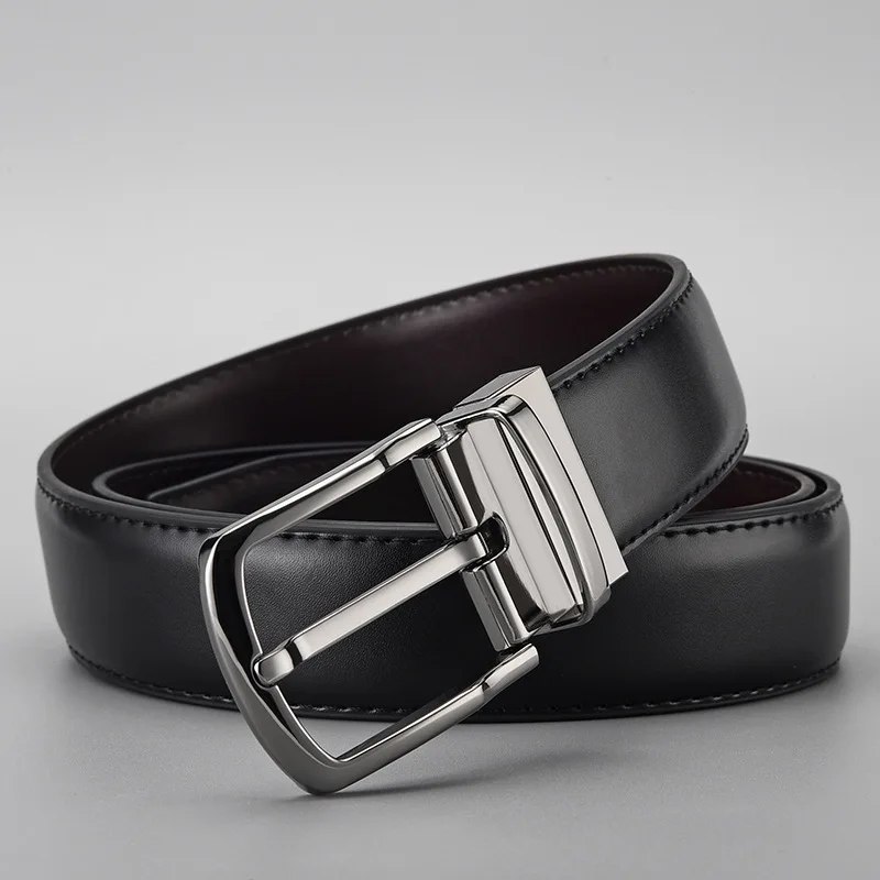 Wholesale Men's Rotating Needle Buckle High end Business Belt High end Sensation Pants Belt