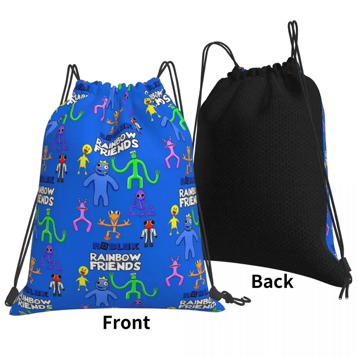 Sacs à dos Rainbow Friends, sacs de proximité portables décontractés, sacs à ficelle de proximité, sac à chaussures de poche Bundle, sacs de livre pour voyage et école