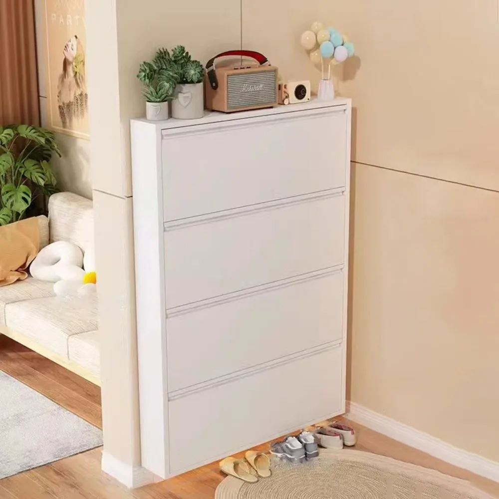 Factory Direct 2026 Top RatedOffice Furniture Entryway Home Apartment Shoe Storage Steel Cabinet Drawers Metal Slim Shoe Cabinet