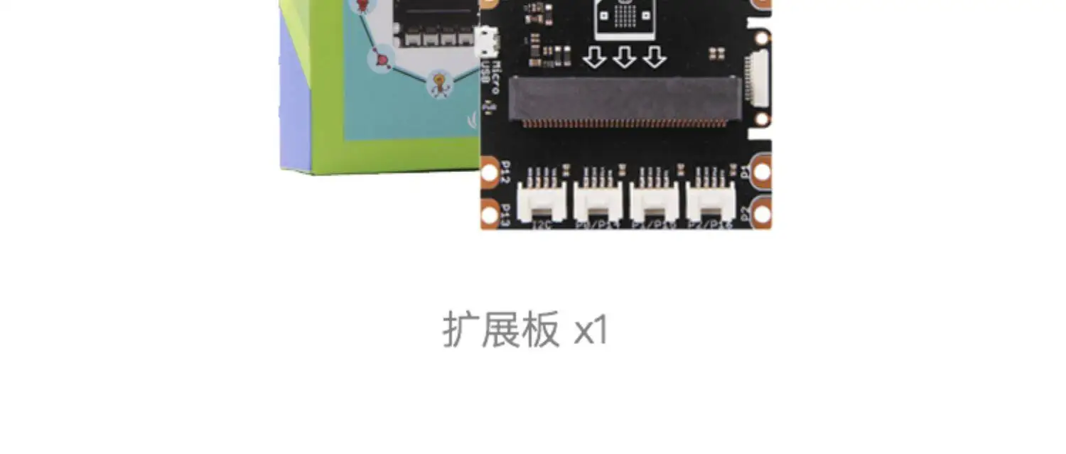 Micro:bit Expansion Board, Onboard USB Interface, Graphic Programming for Makers