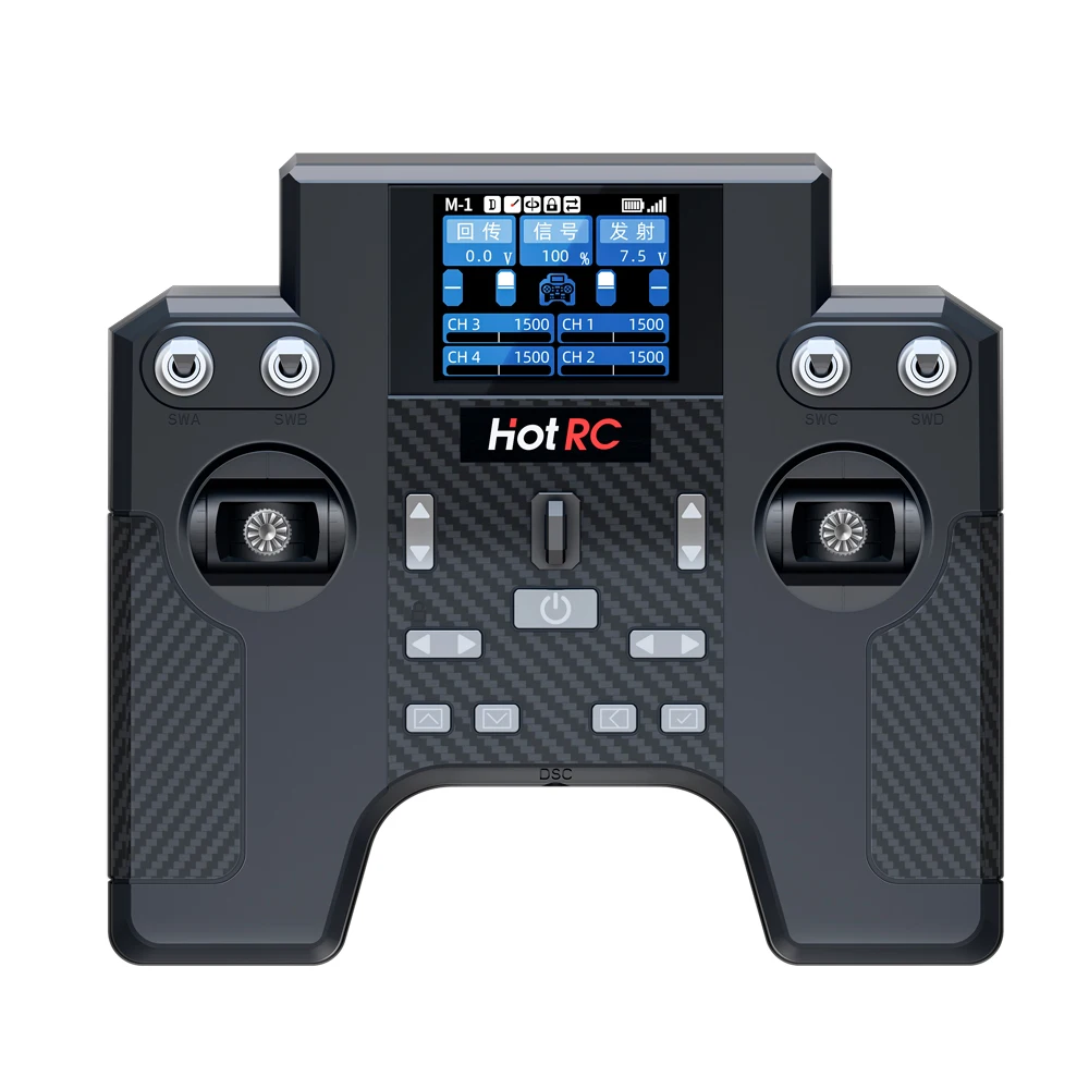 Hotrc HT-8A 2.4G 8CH dual return function Transmitter HT-8A Remote Control with F-08A Receiver For RC Aircraft Car Ship Tank