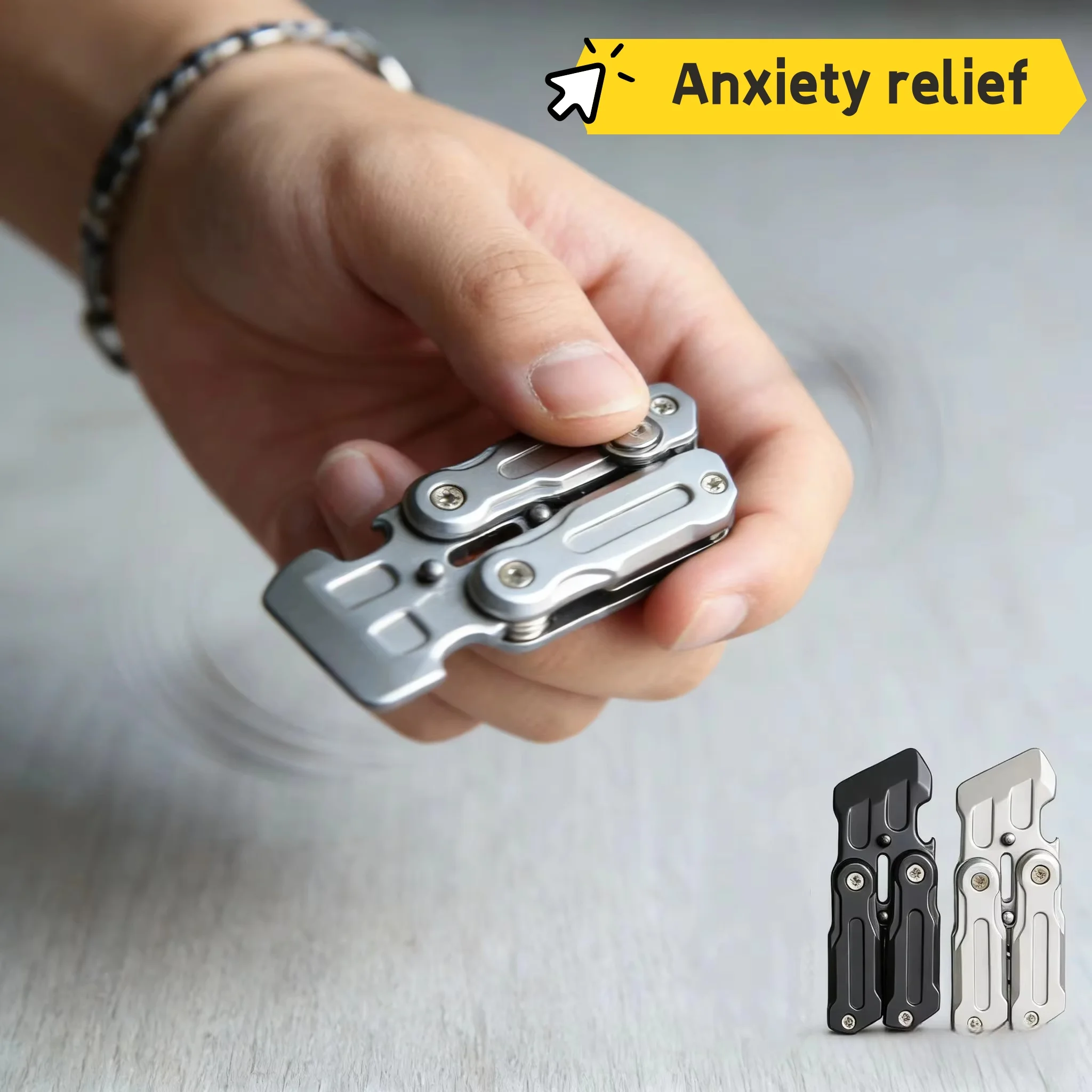 Mariposa Fidget Spinner juguete sensorial de Metal para aliviar el estrés para adultos y niños moneda silenciosa para aliviar la ansiedad EDC para regalo del Festival de enfoque