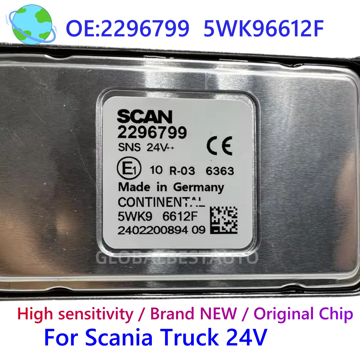 

Высококачественные чипы для датчиков NGK Probe 2296799 5WK96612F 5WK96612D, датчиков кислорода и NOX для грузовиков Scania 2020691 1872080 2247379
