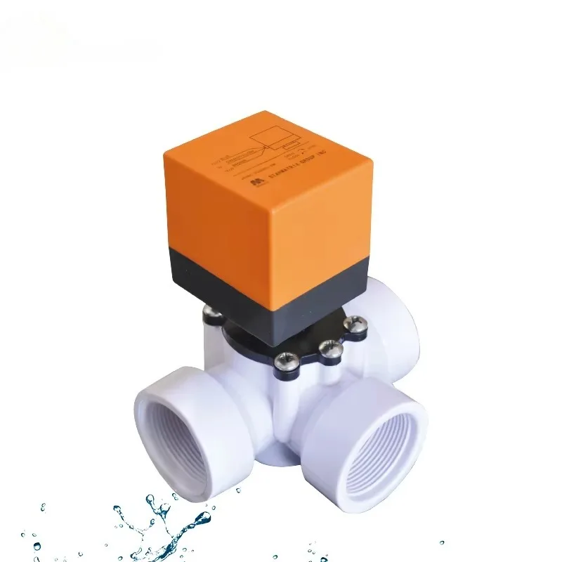 90576 Easy installation and intelligent control swimming pool 3 way supply valve automatic 3 way valve