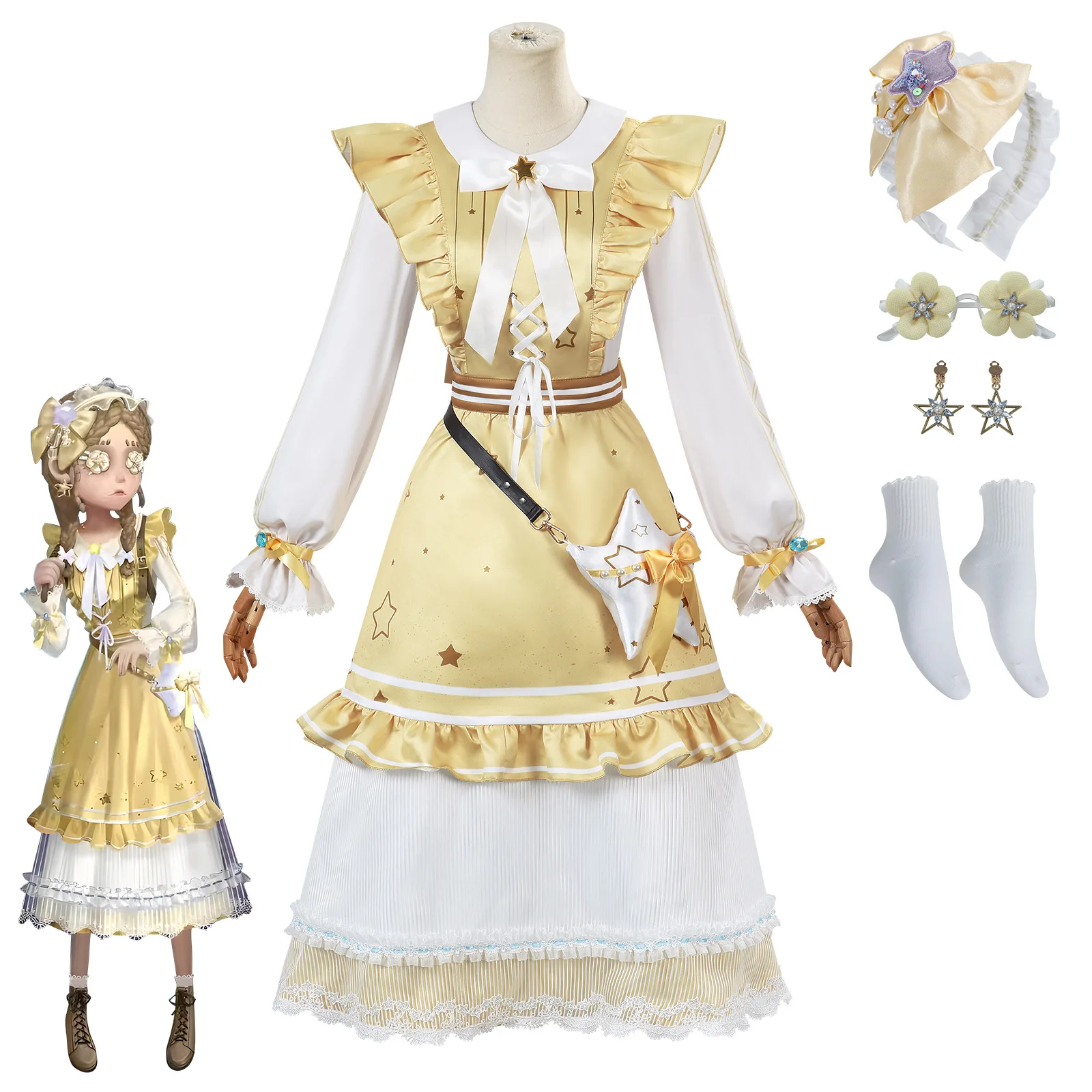 

The Fifth Person Cos Play Costume, Toy Merchant, A Glimmer Of Hope Cosplay, Two-dimensional Character Role-playing Costume.