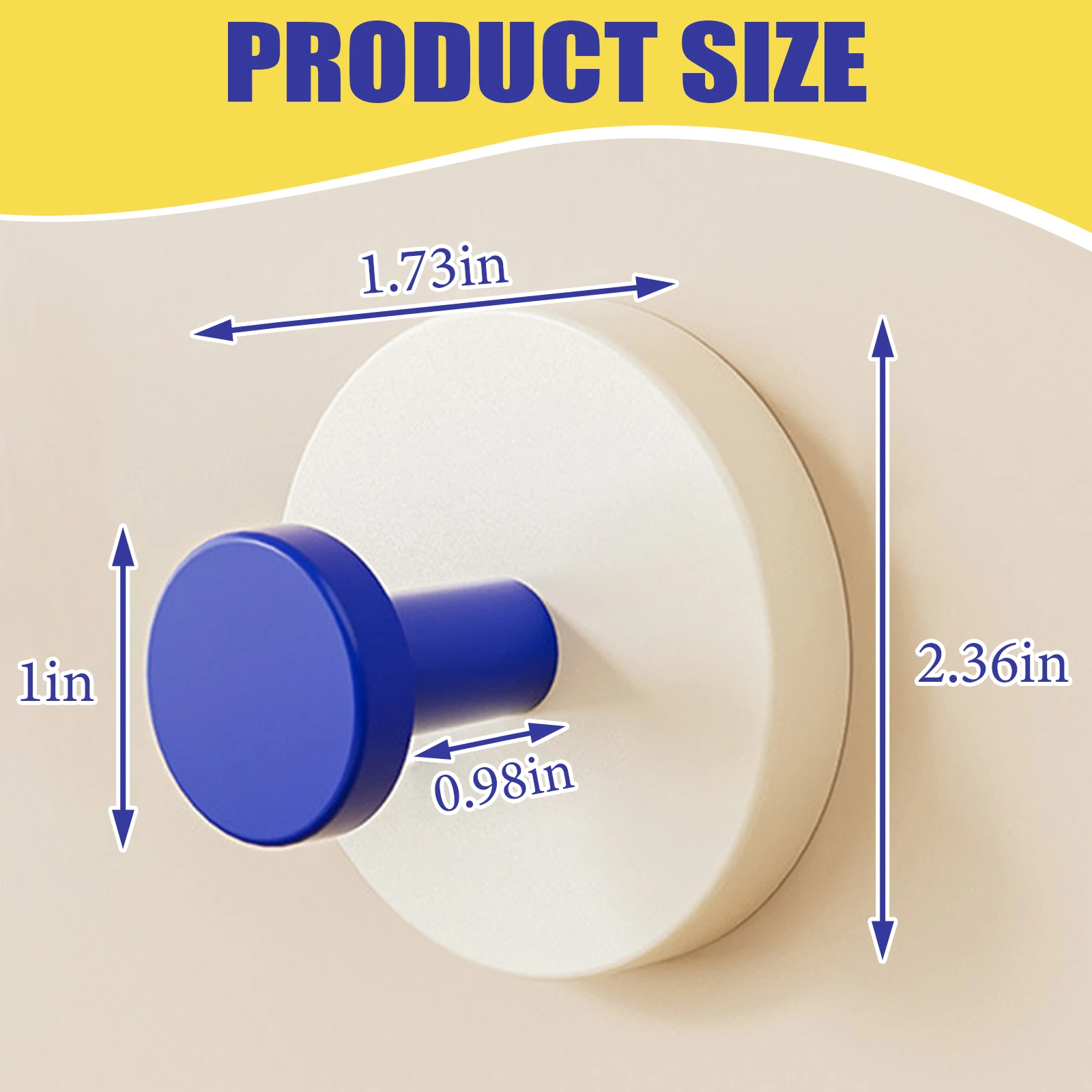 Entrance Suction Cup Hook Strong Adhesive Non Perforated Door Clothes Hanging Key Placement Hat Placement Load-Bearing Hook