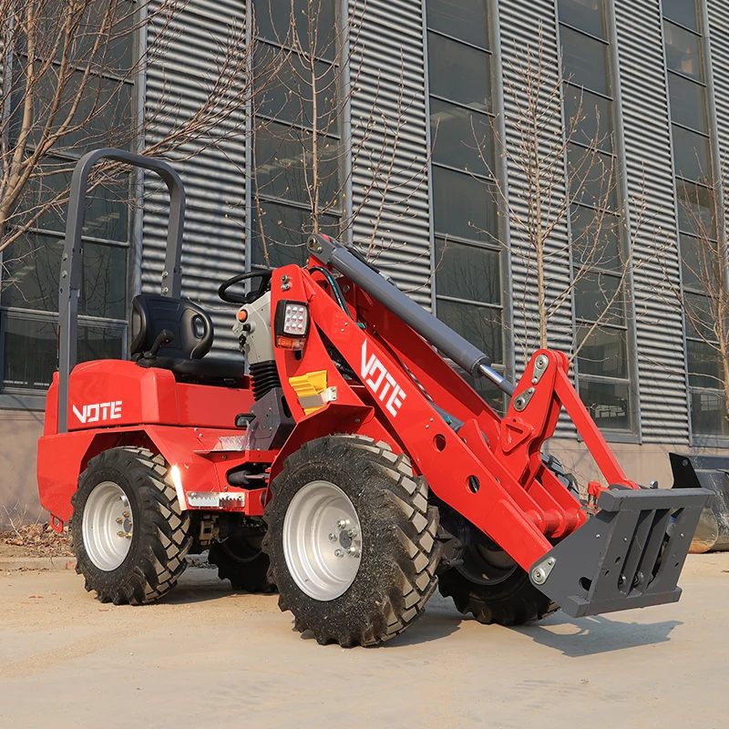 Mini Tractor With Front Loader Very Cheap 4x4 Wheel Loader With Backhoe Priced Wheel Loader With Backhoe customized