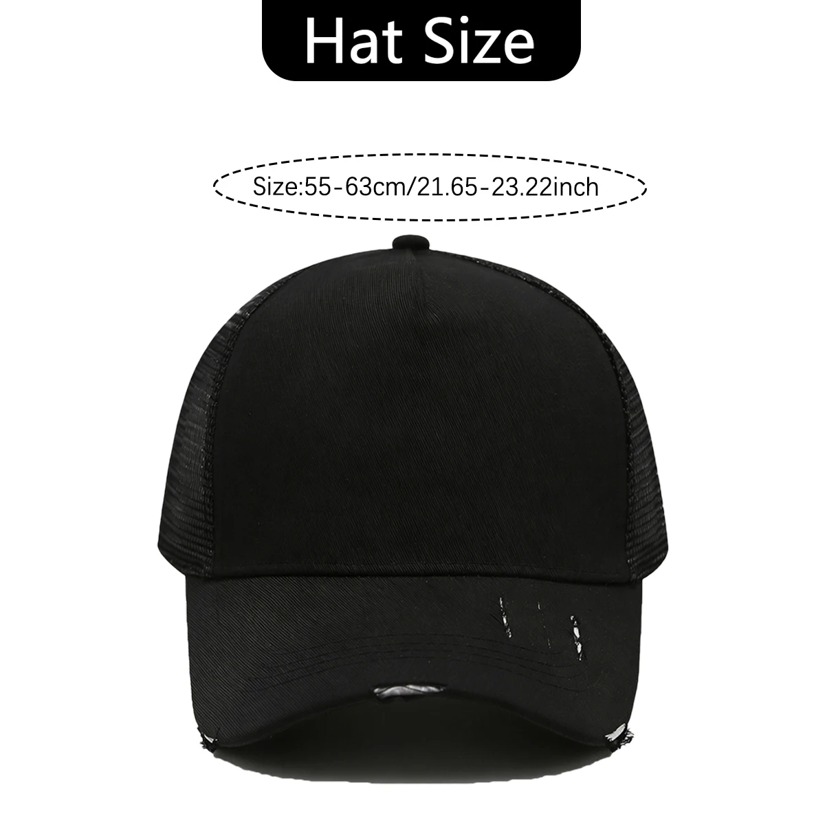 Unisex N Printed Tear Design Baseball Cap-Trendy Design, Breathable Mesh, Suitable For Outdoor Sports, Casual Cap,Sports Cap