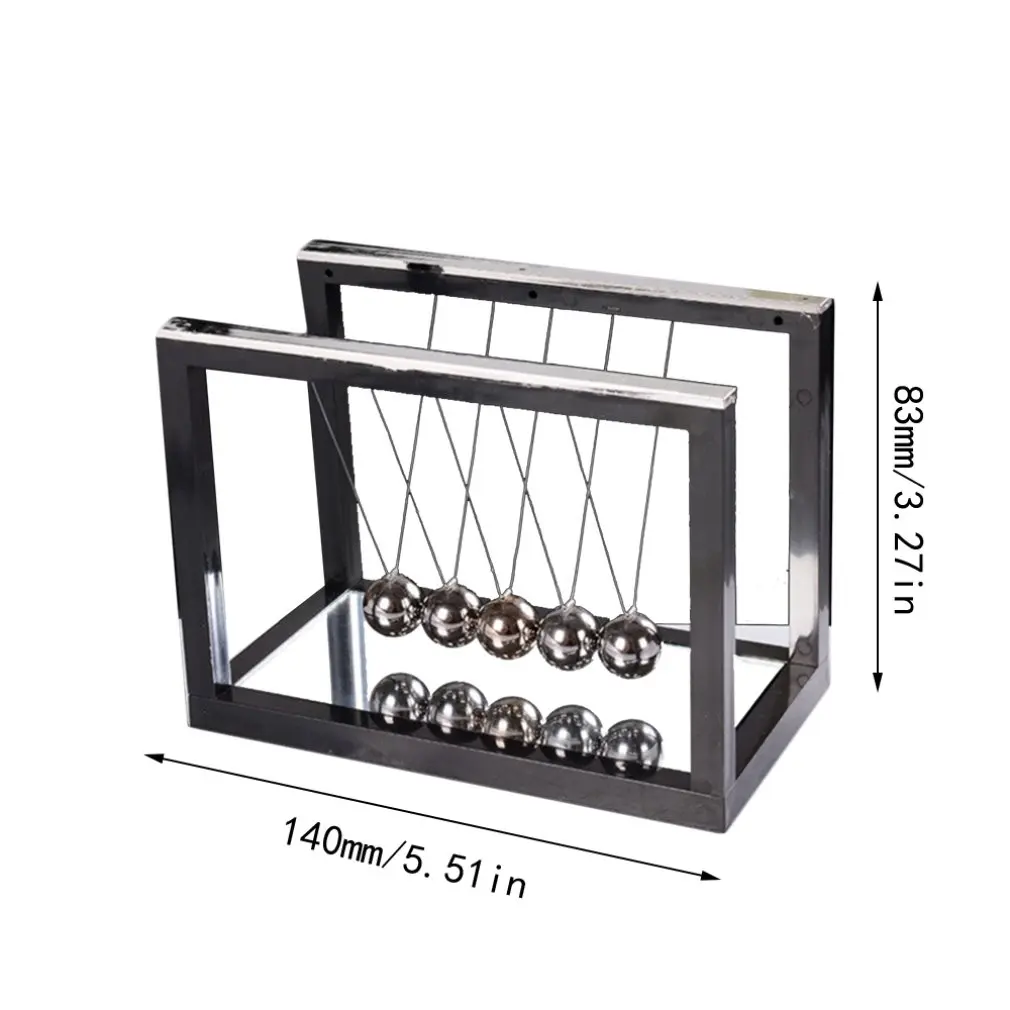 Newton Shake basket decorativo culla in metallo Swing Ball Science Swing Steel Balance BallHome Office Decoration