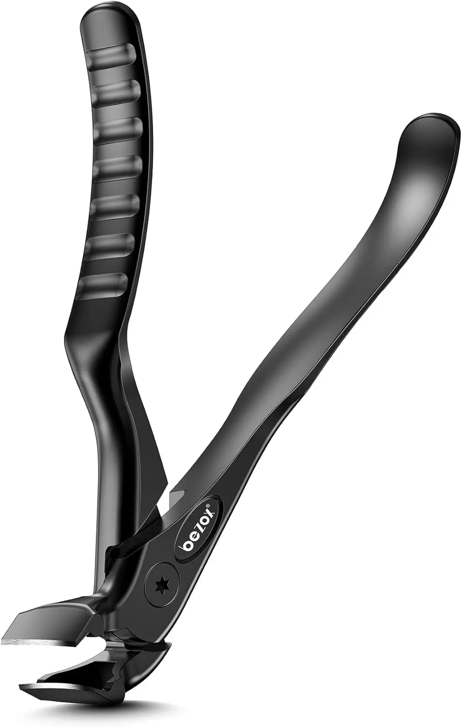 

Upgraded Long Handled Curved Head Toenail Clippers for Seniors with Thick Nails - Black