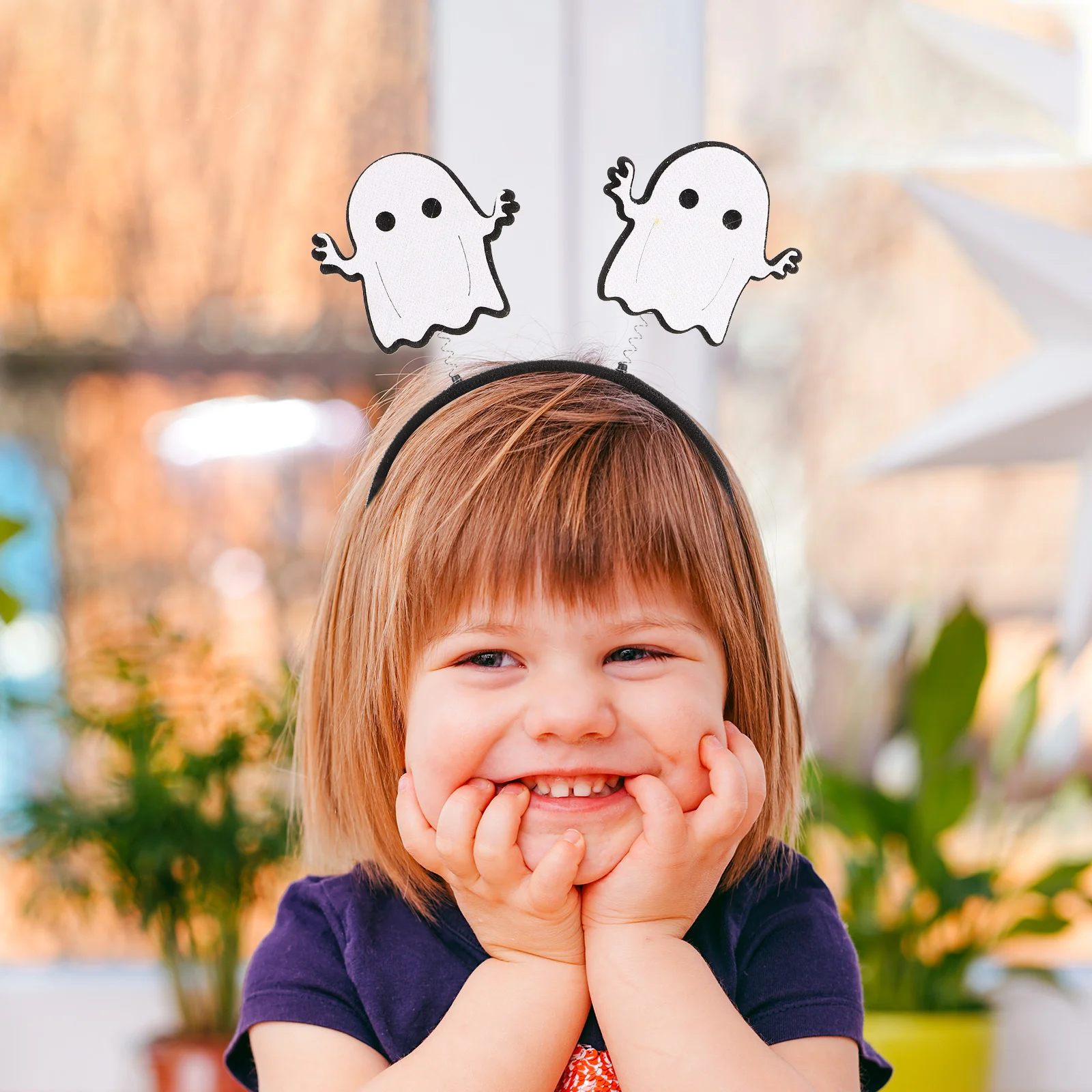 

Набор из 4 головных уборов на Хэллоуин: ободки-призраки для декоративного оформления вечеринок, карнавалов, ночных фестивалей, костюмированных представлений и косплея