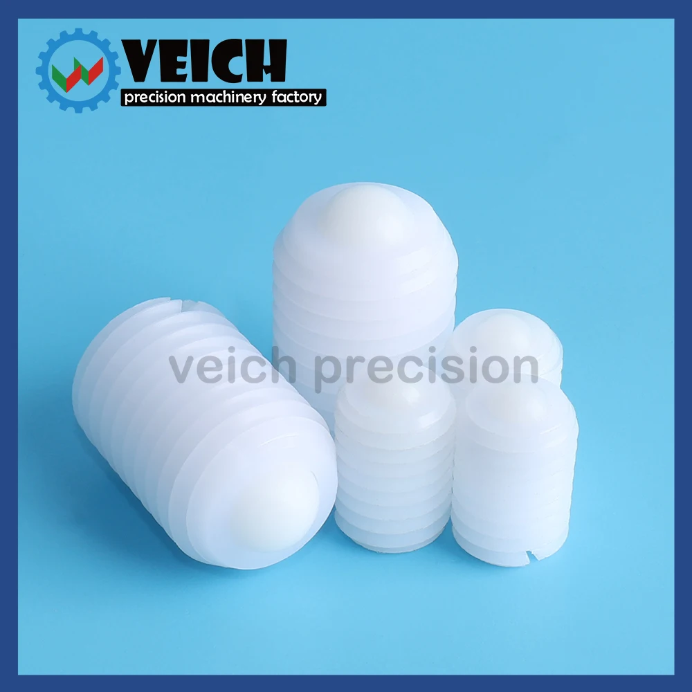 VEICH VCN325 Roller plungers POM Body Ball Rollers Thread-in Type Tranfer Units Rolling Mechanism Transfer Device Single Slot