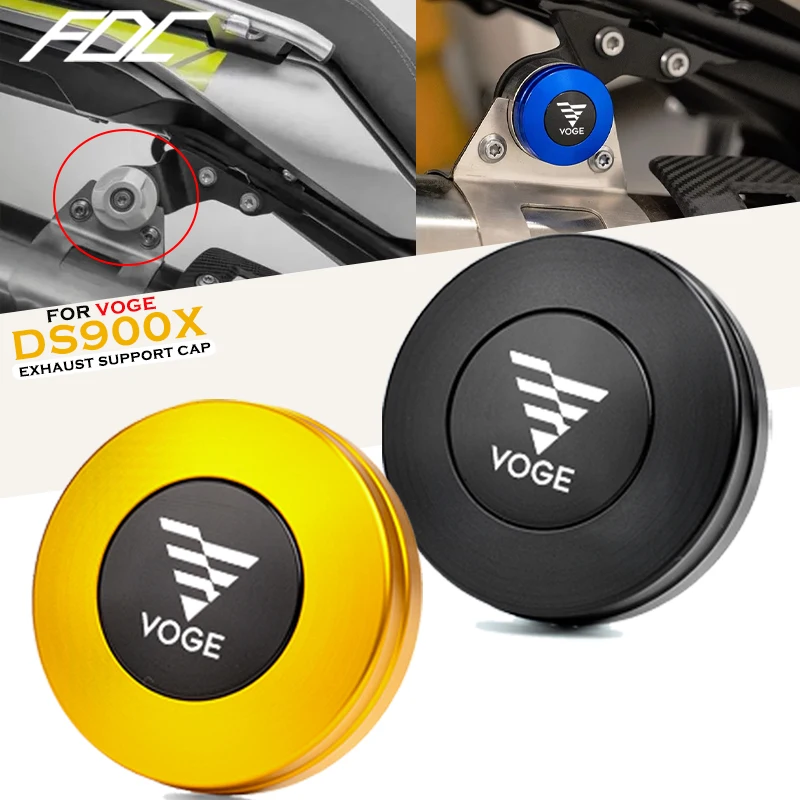 For Loncin VOGE Valico DS 900X DS900X 900DSX 900 DSX 2024 2025 Motorcycle Accessories Aluminum Exhaust Support Screw Cover Cap