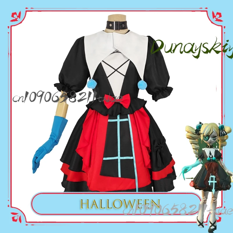 

Побег Ужасающий Ночной Клоун Косплей Костюм Спектральный Хэллоуин Аниме Ужас Наряд Неправильная Душа каваи Рождественский Костюм Игра