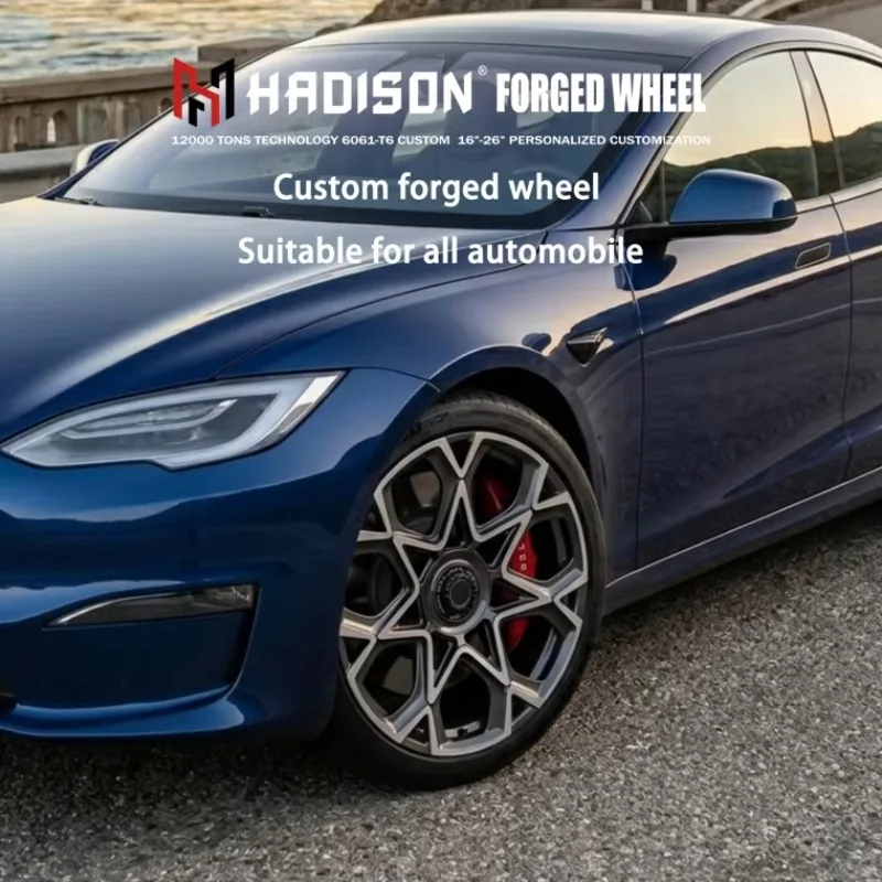 Custom Forged 6061-T6 Wheels 18 19 20 21 Inch Center Lock Style Rims For Model 3 Model Y Model S X EV