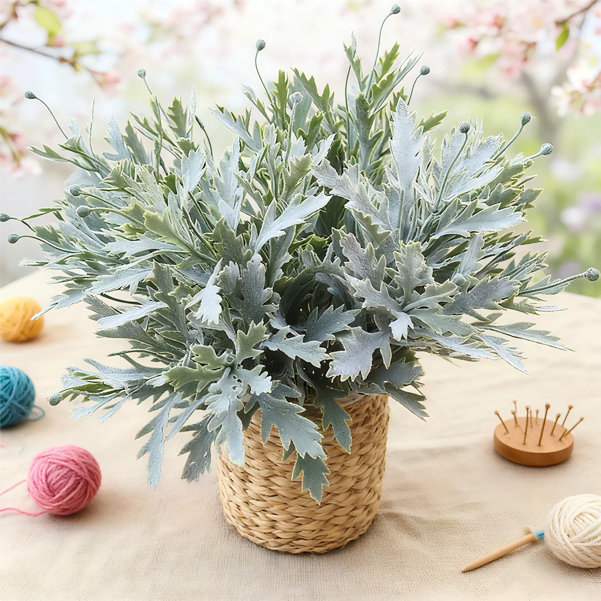 1PC Lagomorpha Blatt Künstliche Blumen Gefälschte Pflanze Wand Vase Hause Hochzeit Fotografie Dekoration Festival Kranz Material Diy Box