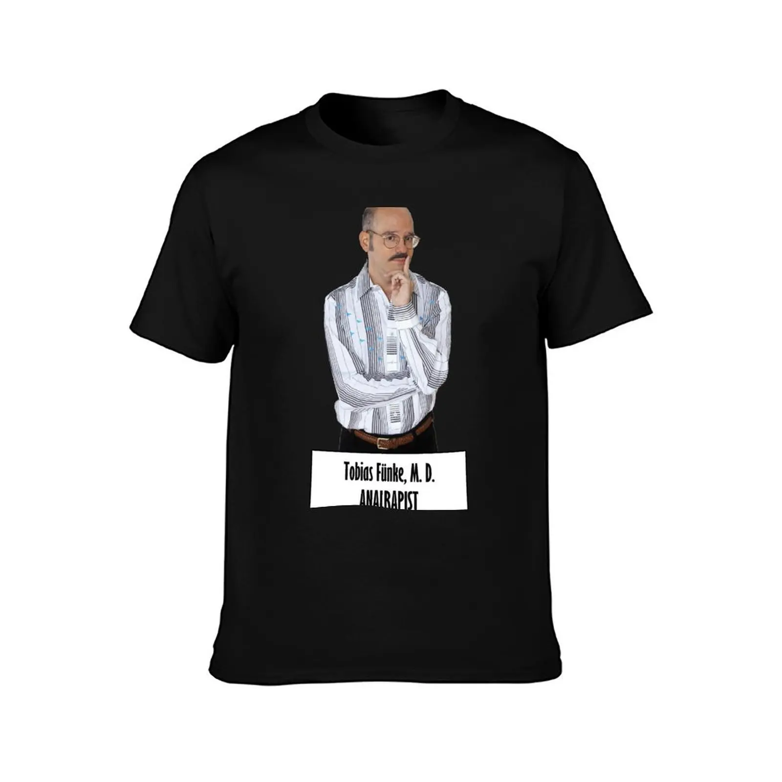 Tobias Fünke Analrapist T-Shirt Summer Casual Cotton Tee Oversized Streetwear Tops Vintage Graphic Print Unisex Men Women