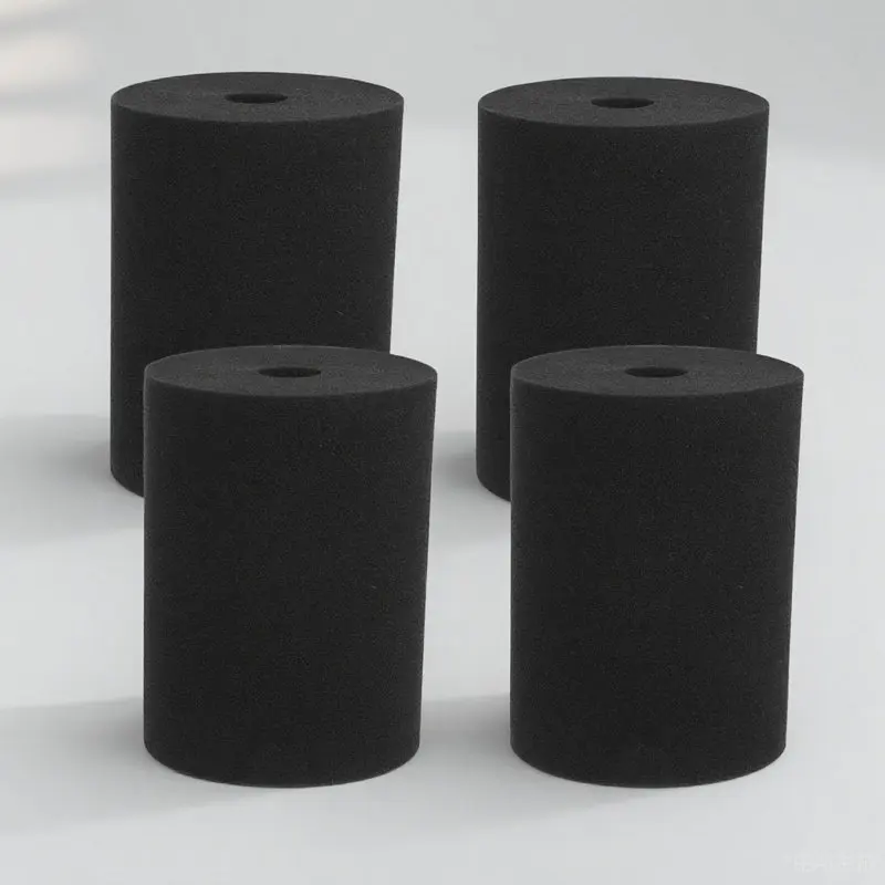 4 pcs White Craft Foam DIY Halloween Christmas New Year Black Foam Stick For Arts And Crafts Art Student Art Students Rotating