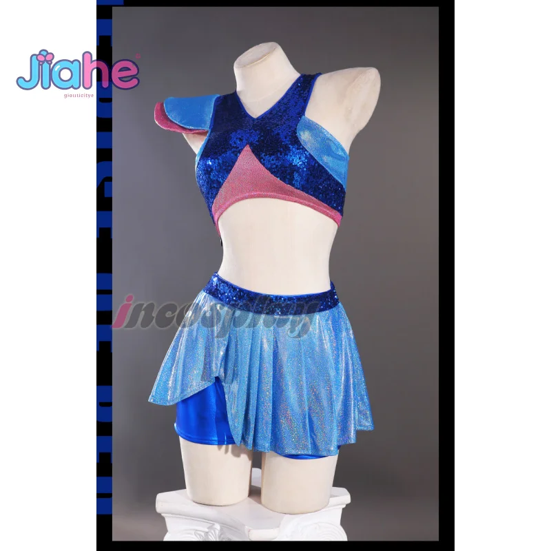 Anime Bloom 코스프레 의상 성인 여성 섹시한 탑 드레스 할로윈 무대 공연 유니폼 Bloom Complete Set XS-XXXL