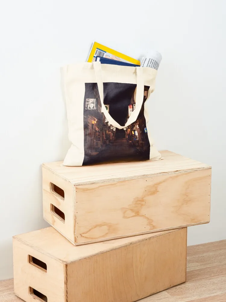 Kanazawa Bar District at Night Tote Bag bags luxury women shopping bag logo tote bag canvas Big women