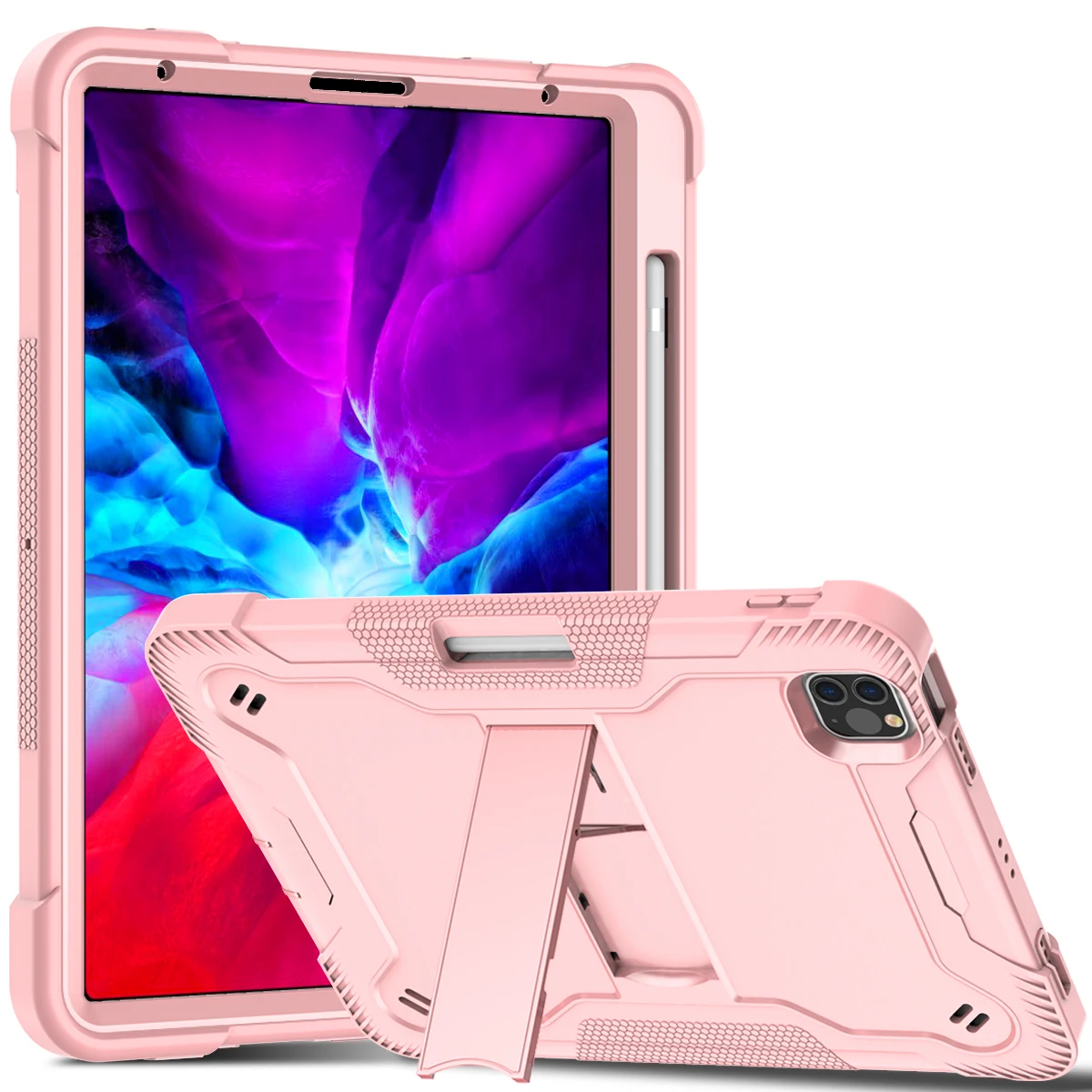 Shockproof Case For ipad 10.2 inch 7th 8th 9th 2019 2020 2021  IPad Pro 11 With pen slot  2020 2021 2022 Kids Cover Kickstand