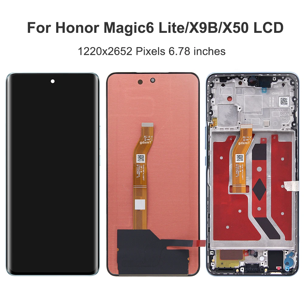 OEM For Honor Magic6 Lite 6.78''ALI-NX3 For Honor X9B X50 LCD Display Touch Screen Digitizer Assembly Replacement