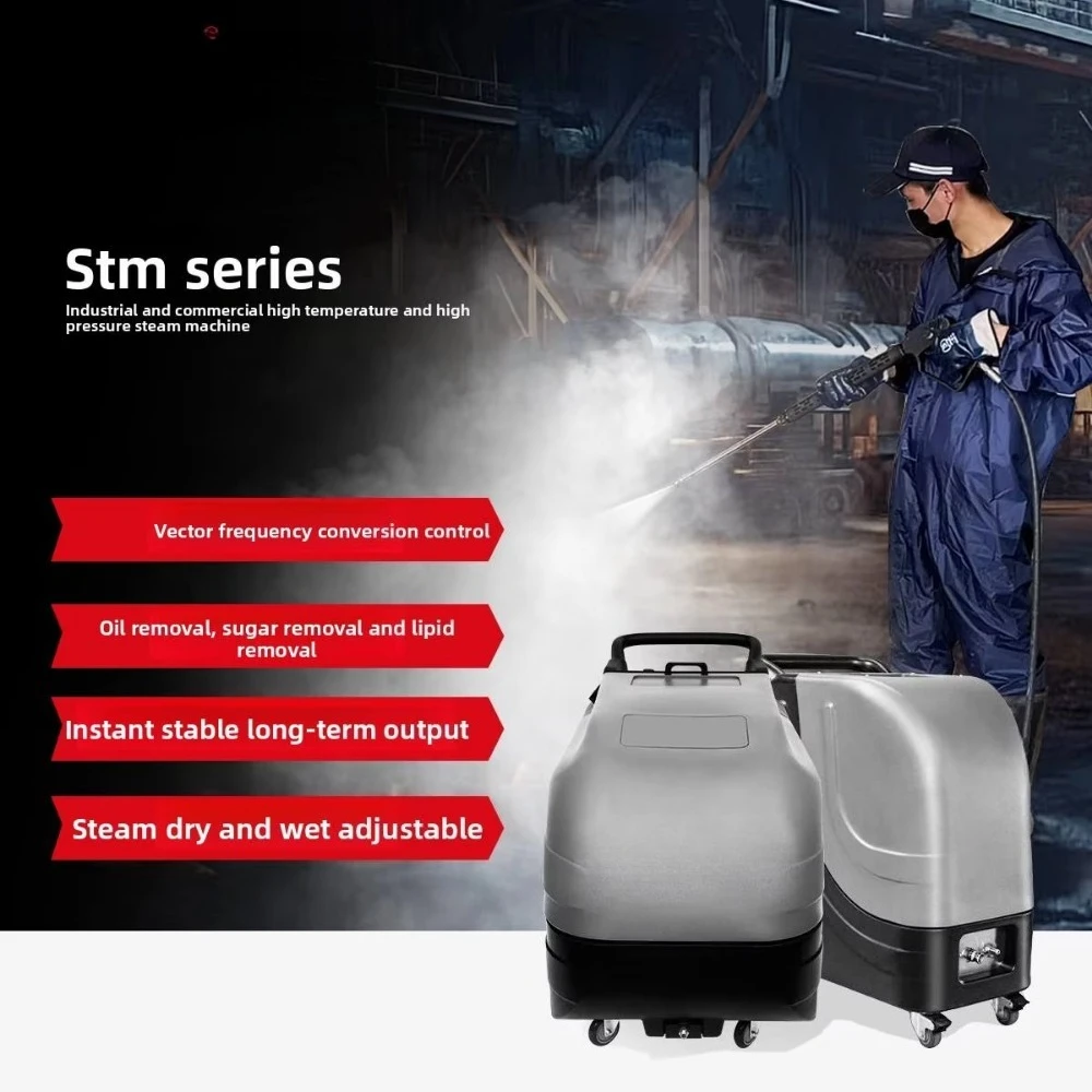 Industrial 380V Electric Steam Cleaner 16bar High Temperature Dry & Wet Cleaning Equipment Heavy Oil Stain Removal Machine-New view 2