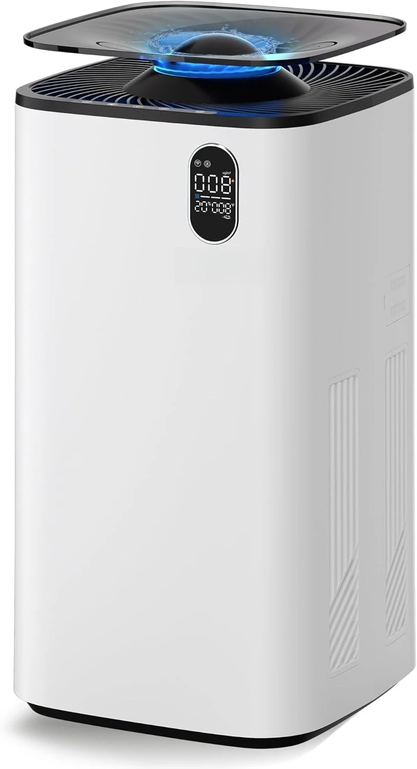 

Увлажнитель воздуха с автоматическим контролем влажности, резервуар для воды 6 л с верхним заливом, конструкция без образования тумана