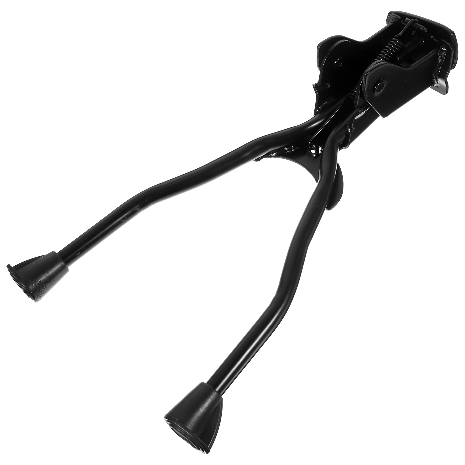 

1pc Double Leg Holder Bike Kickstand Parking Rack Mountain Bike Support Side Kick Stand Foot Brace (Black)