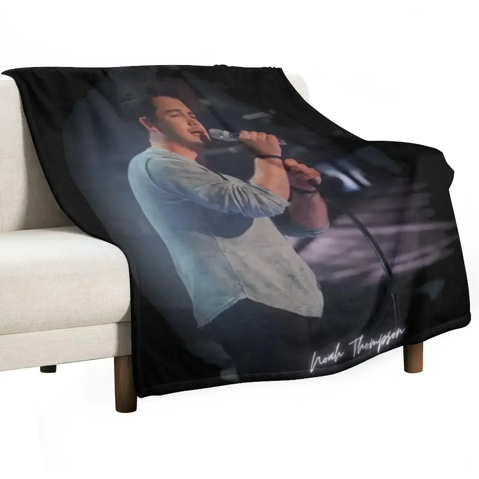 Noah Thompson Essential T-Shirt Throw Blanket Single Designers Moving decorative blankets and throws Thermal Blankets