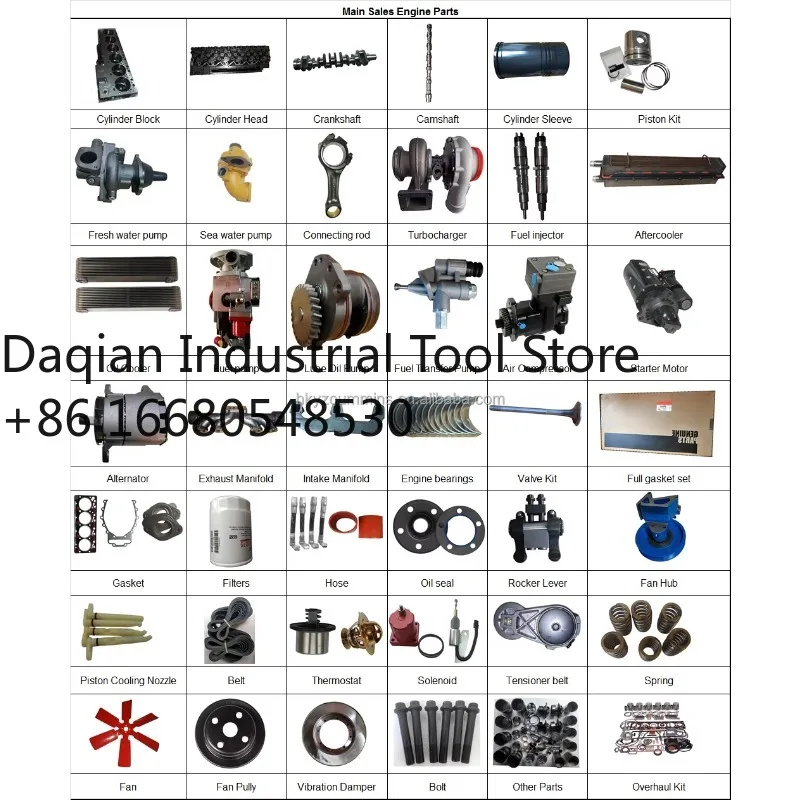 f1g3055099 3801826 AR9759  Engine Parts NTA855 VTA28 Cylinder Liner for Generator
