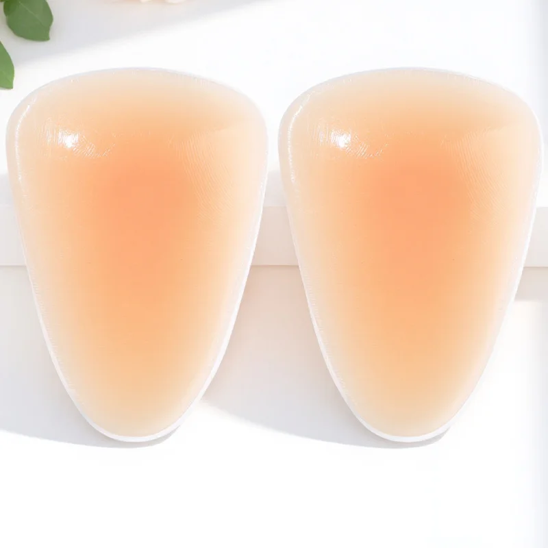 

1Pair Silicone Knee Pads Thickened Adhesive Pads for Ice Skating Protection Snowboard Figures Skating Accessories