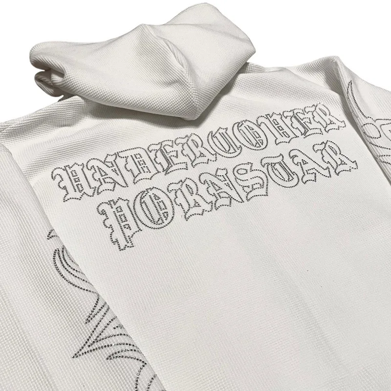 Gothic Punk Graphic Oversized Sweatshirt High Street Harajuku Y2K Streetwear Jacket Women Men Hip Hop Retro Casual Zipper Hoodie