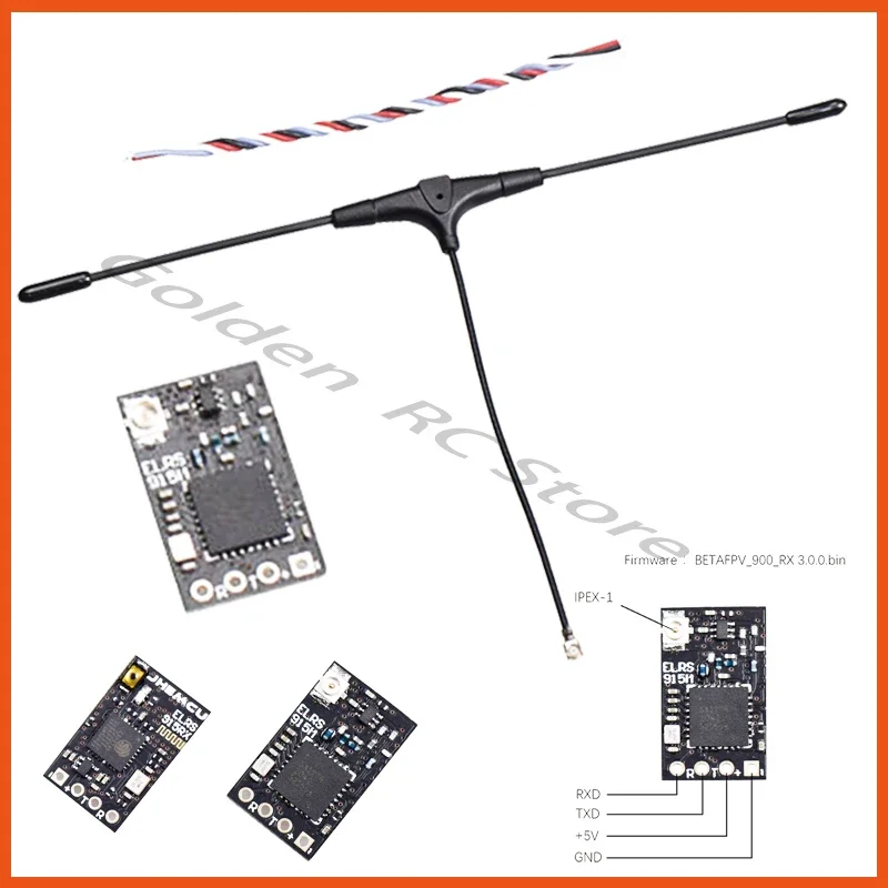 JHMCU ExpressLRS 915RX 900RX 915MHZ ELRS 라디오 나노 장거리 리시버, FPV 프리스타일 장거리 드론 DIY 부품 LR4 LR5