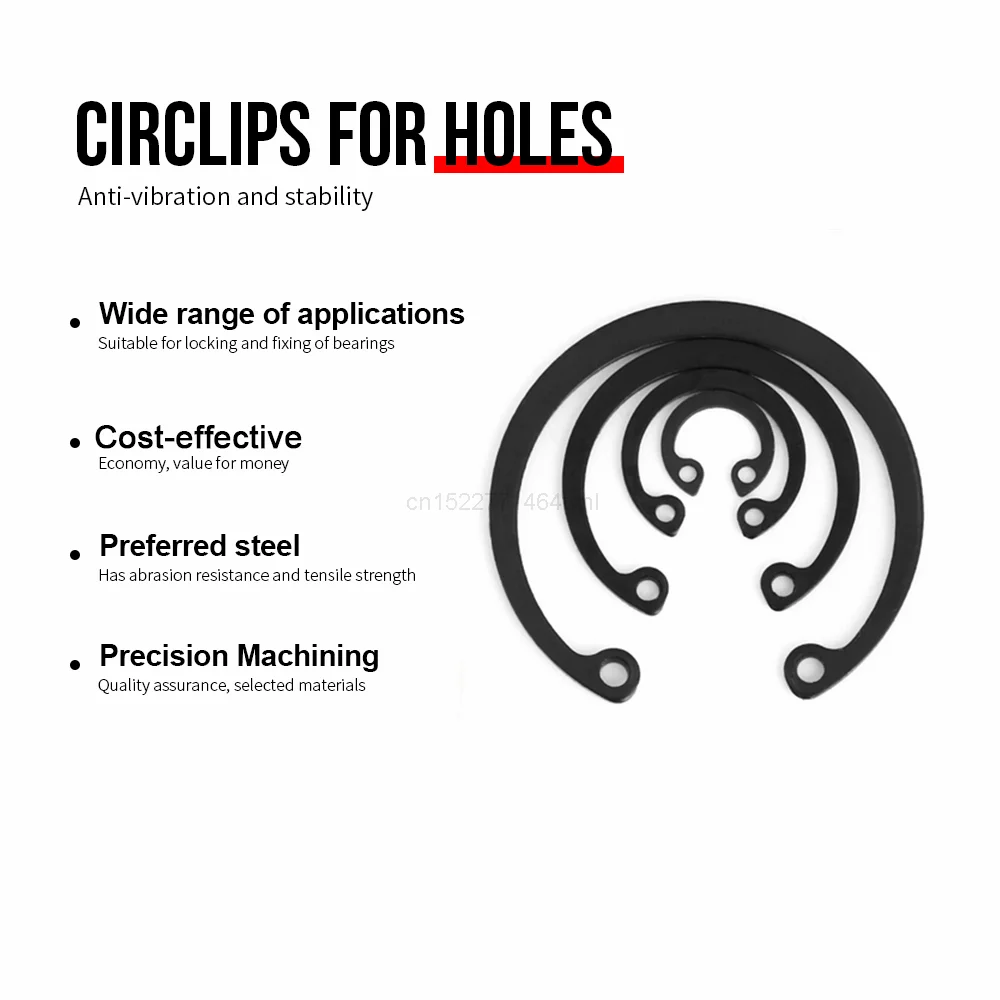 445Pcs C Soort Interne Borgring Behoud Ringen Assortiment Kit Voor Gat Rvs Carbon Staal Borgring Snap Ringen DIN472