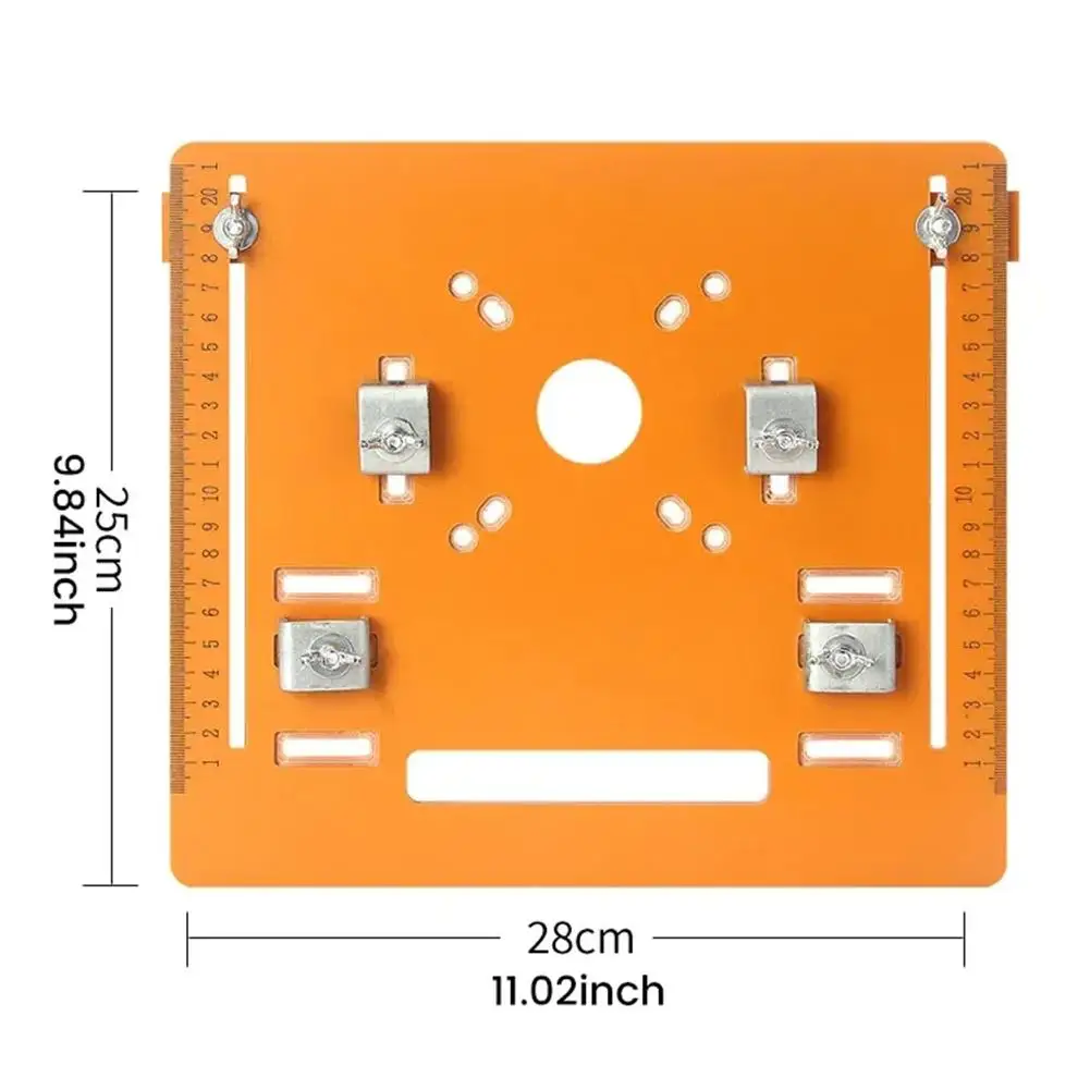 Bakelite Guide Plate Saw Base Woodworking Bench Accessory for Adjustable Cutting Machine Circular Saw Guide Rail Bottom Plate