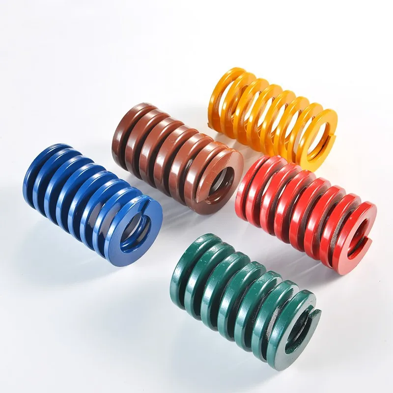 Creamily 16PCS Die Springs Spiral Stamping Compression Die Spring Flat Wire Extrusion Spring OD 27mm ID 12.5mm Length 20-300mm