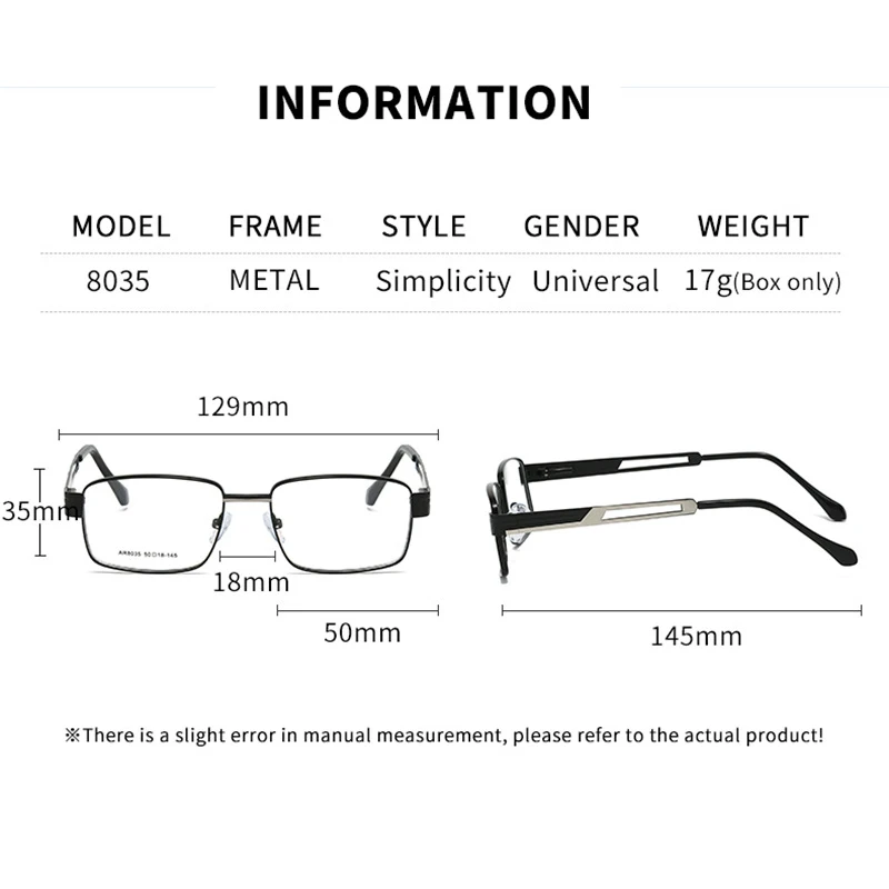 2024 New Trend Square Frame Glasses Women Metal Anti Blue Light Computer Glasses Fashion Men Clear Lens Optical Eyeglass Frame