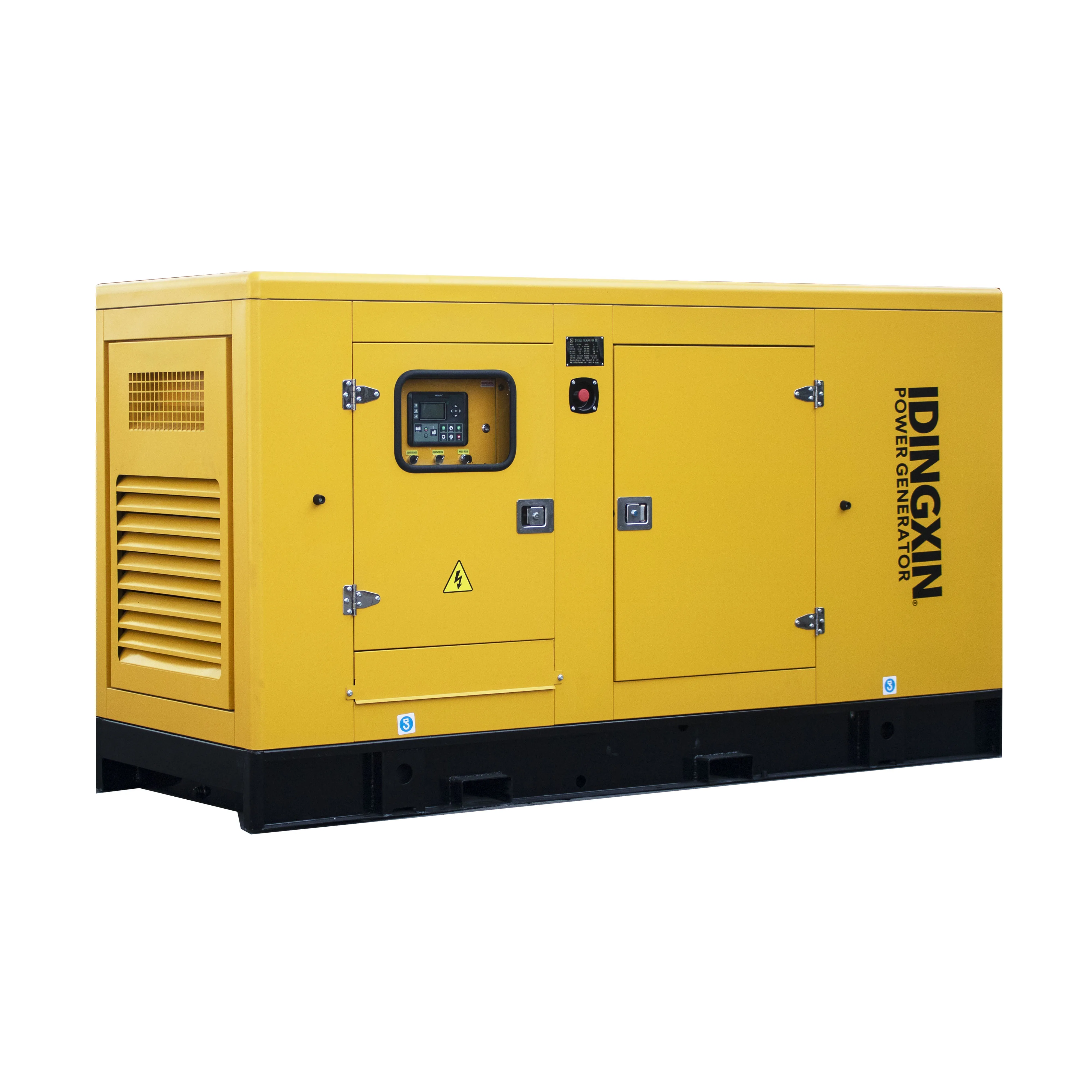 Generador Diésel Silencioso y Económico de 15 kVA, Generador Trifásico Portátil de 25 kVA