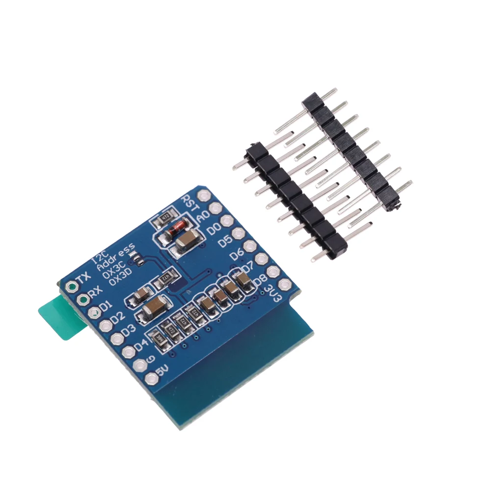 Imagem -02 - Protetor de Led Dispaly para Arduino 0.66 Polegadas para Wemos 64x48 Iic I2c Lcd Lcd Compatível com d1 Mini Ssd1306