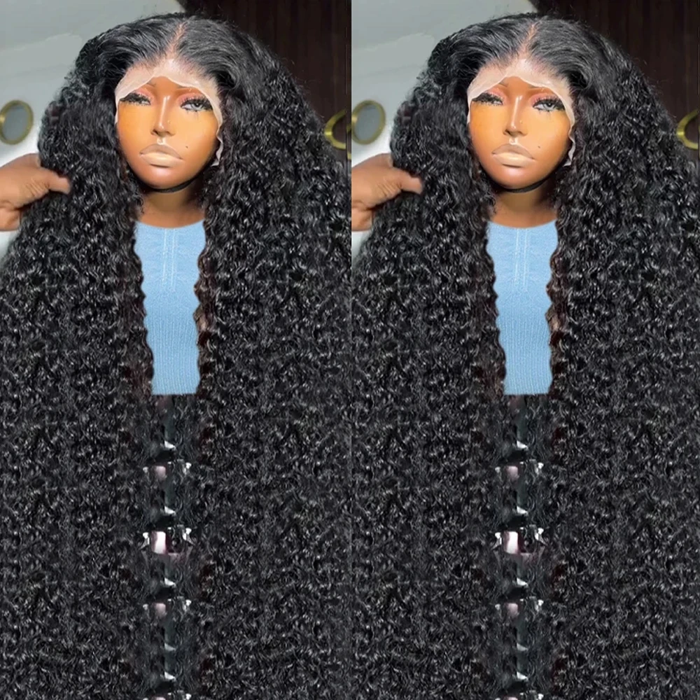 

180% Loose Deep Wave 13x4 HD Lace Frontal Wig Brazilian 30 32 40 Inch Curly Water Wave Lace Front Wigs Glueless Wigs For Women