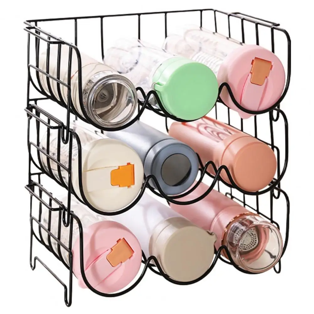 Cup Rack Multi-grid Cup Storage Rack Reusable Organizer for Home Kitchen Table Efficient Water Bottle Wine Holder Glass Water