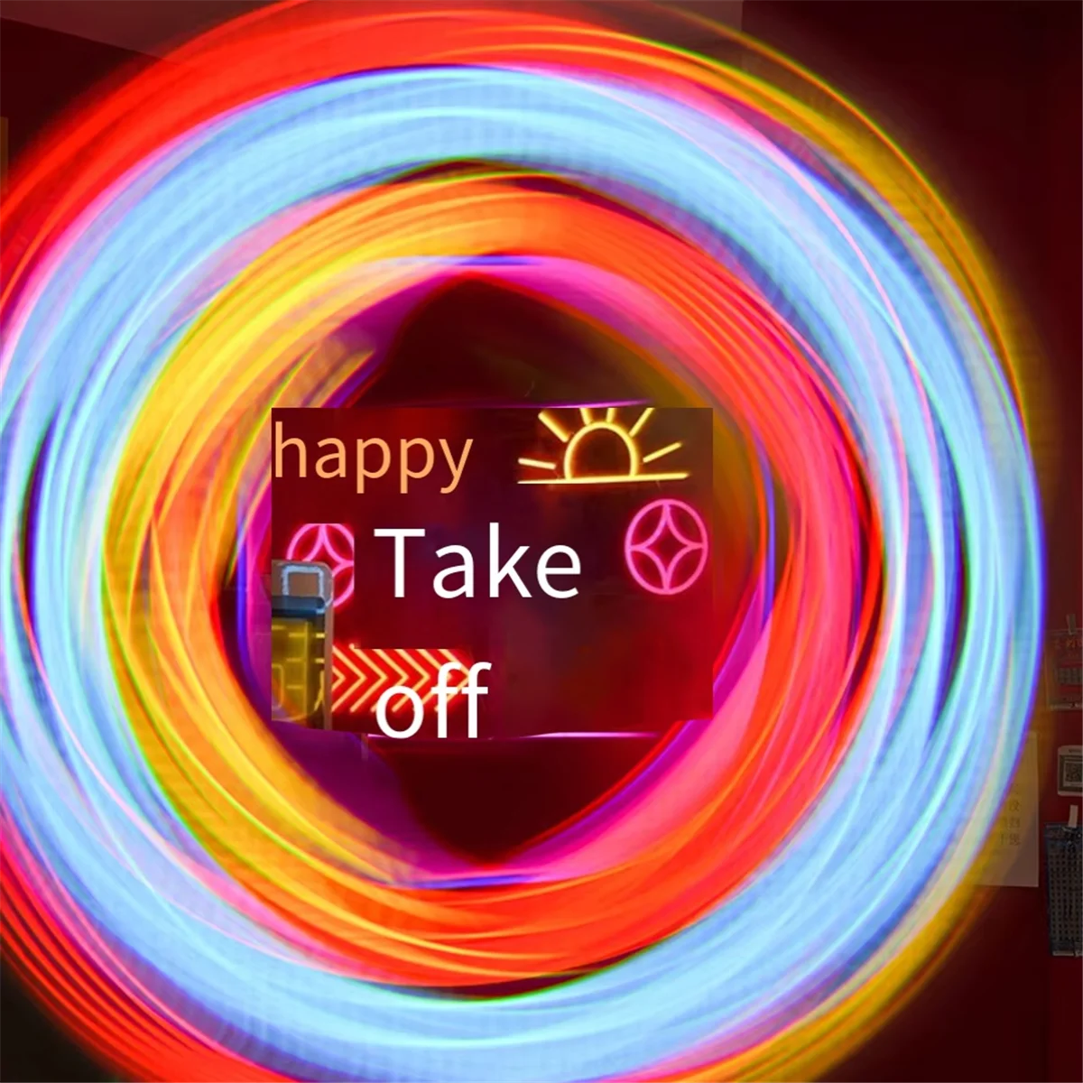 ABJZ 90mm Handheld Speciale Effecten Filter Fotografie Voorgrond Blur Props SLR Cine Lens Accessoires