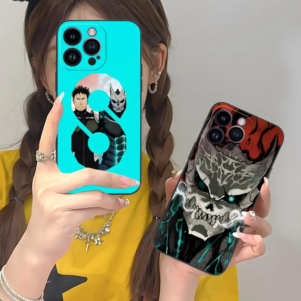 

Kaiju No.8 Kafka Hibino Phone Case for iPhone 17 16 15 14 13 12 11 X XR XS 8 7 Air Pro Max Plus Mini Soft TPU Shockproof Cover