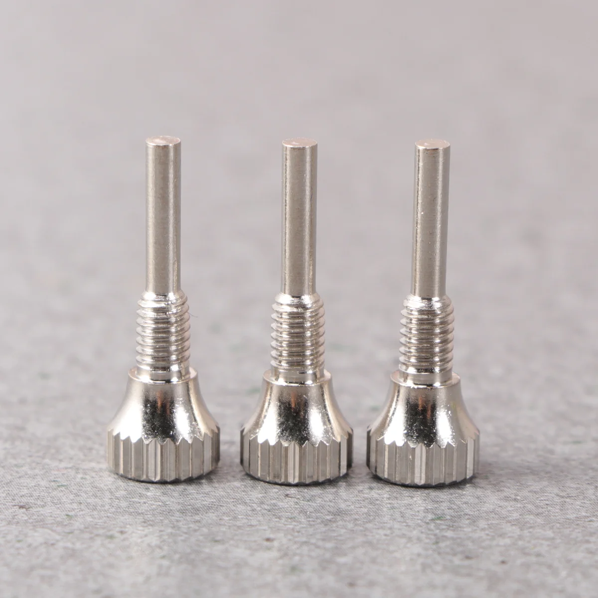 

3 Pcs Extra Small Trumpet Gold Plated Mouthpiece Part Copper Screw Repairing Parts