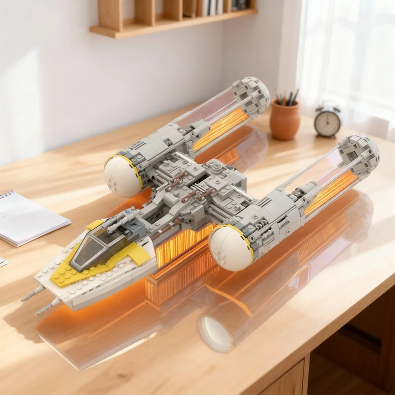 

792pcs MOC BTL Y Wing Starfighter Star Battle Model Building Toy Blocks Christmas Gift Architecture Idea Brick Education