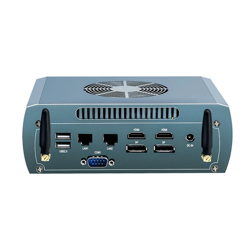 Aittact AI Gaming Mini PC AMD Ryzen 7 8845HS 2*Intel 2.5G 2*DDR5 2*NVME Firewall Router Computer Windows 11 4x8K WiFi6