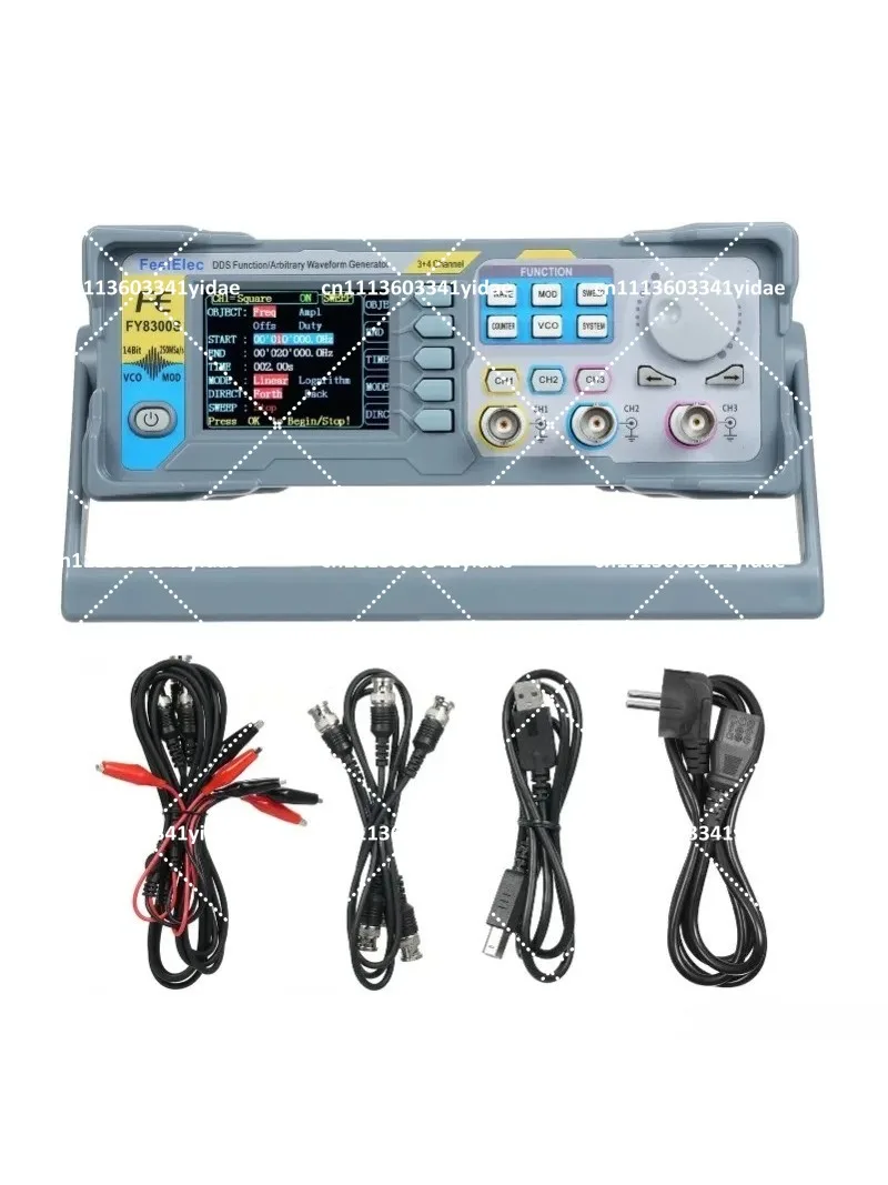 FY8300S 60/40/20MHz 3 Channel Arbitrary Waveform Signal Generator with 4 TTL Level Outputs DC Bias Digital Output Function