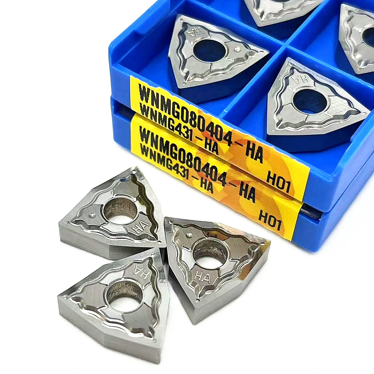 Strumento in alluminio WNMG080402 04 08 HA H01 nuova lama per scanalatura e scanalatura in lega di alluminio lama per macchina CNC utensili per tornitura in metallo